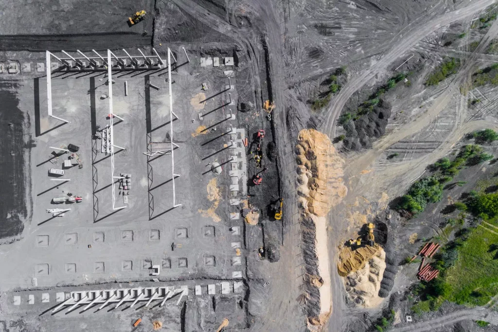 GeoTIFF file of orthophoto of construction site