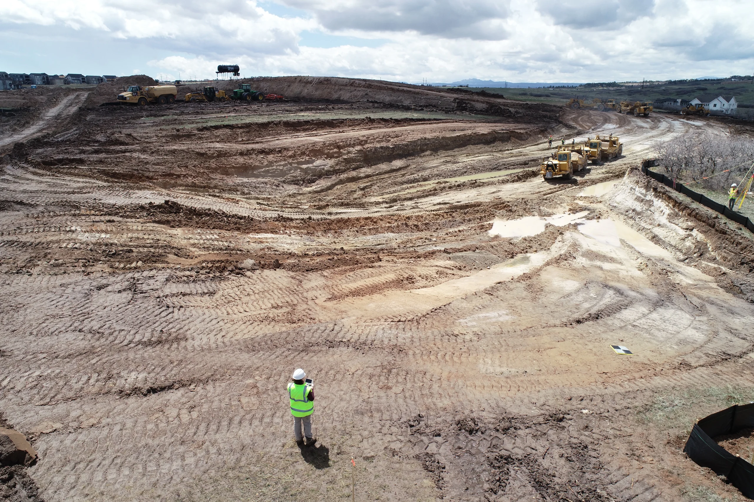 Aerial Scraper Construction DirtMate