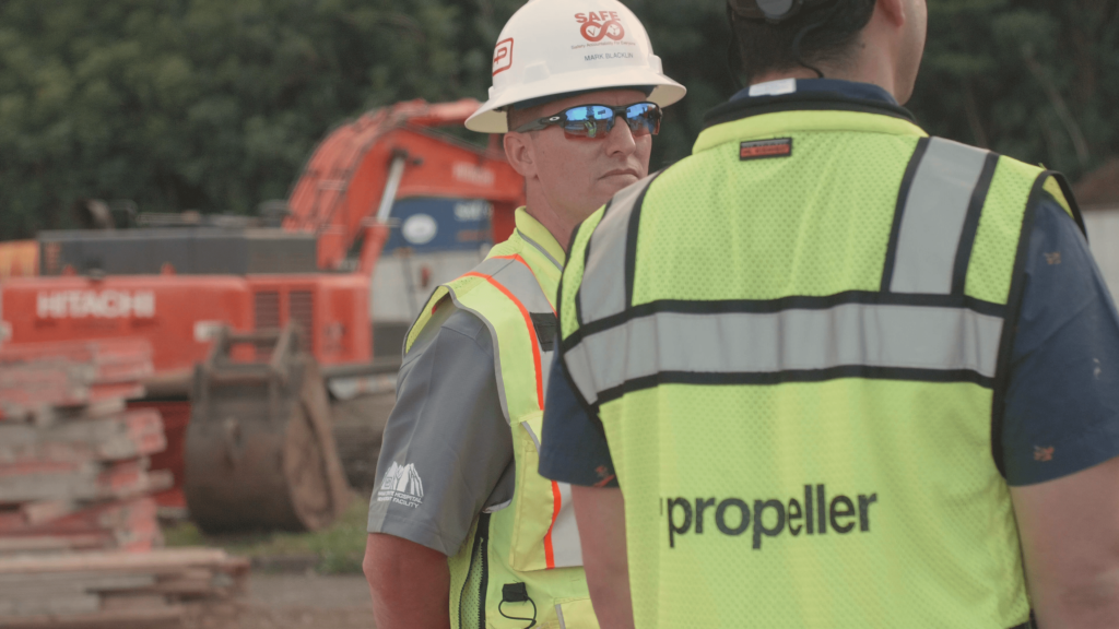 Hensel Phelps on site with Propeller