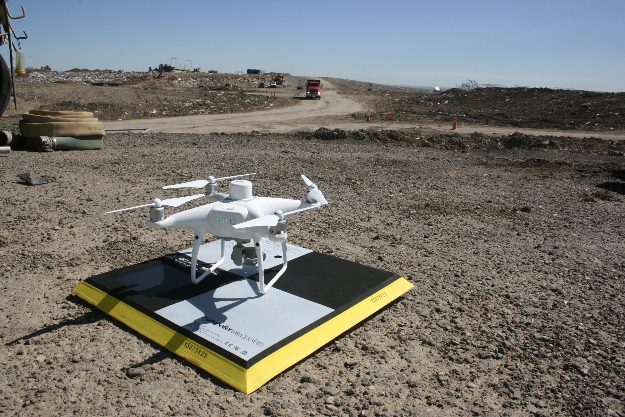 PPK drone and AeroPoint