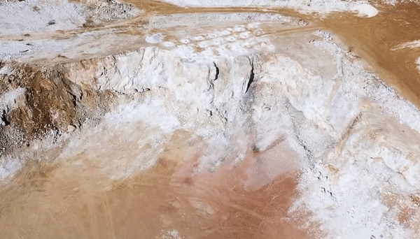explosion blast on a mining site gif