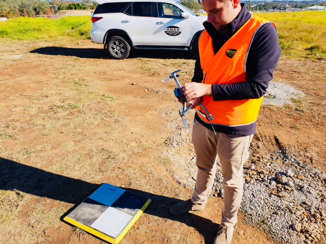 Abax Contracting use AeroPoints to survey construction site