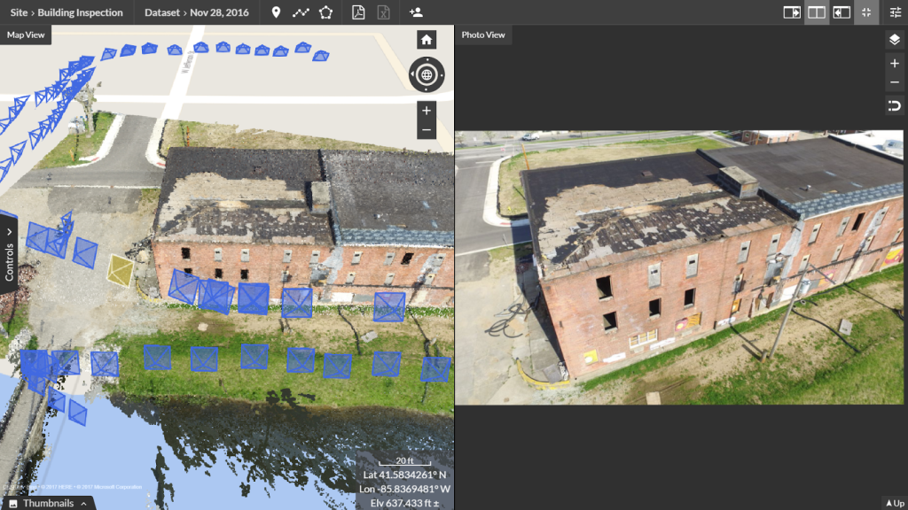 navigation in 3d for drone inspections
