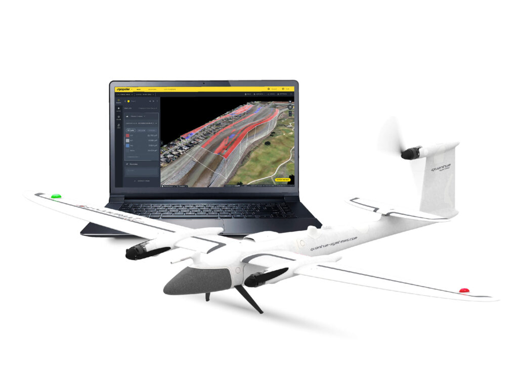 Propeller Laptop and quantum drone