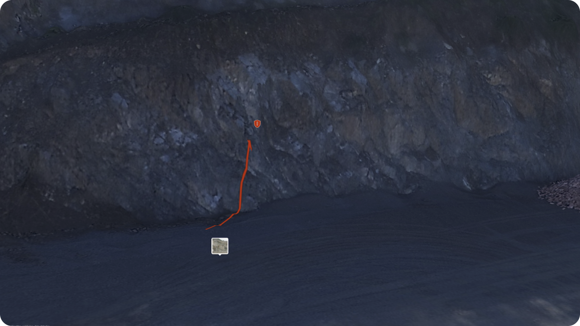 highlight work areas, draw truck routes, and mark dump locations