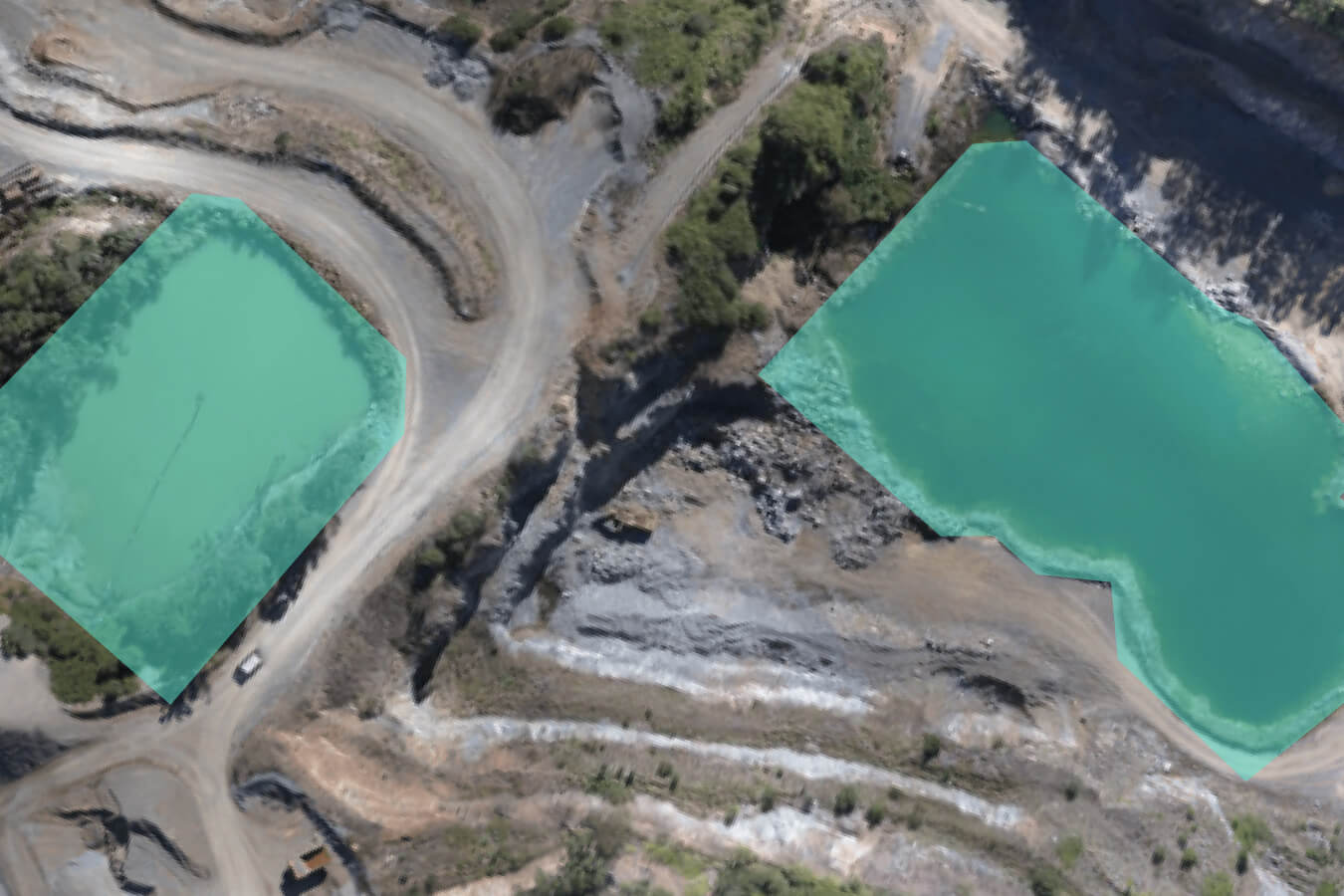 TIN surface displayed in the Propeller platform interface