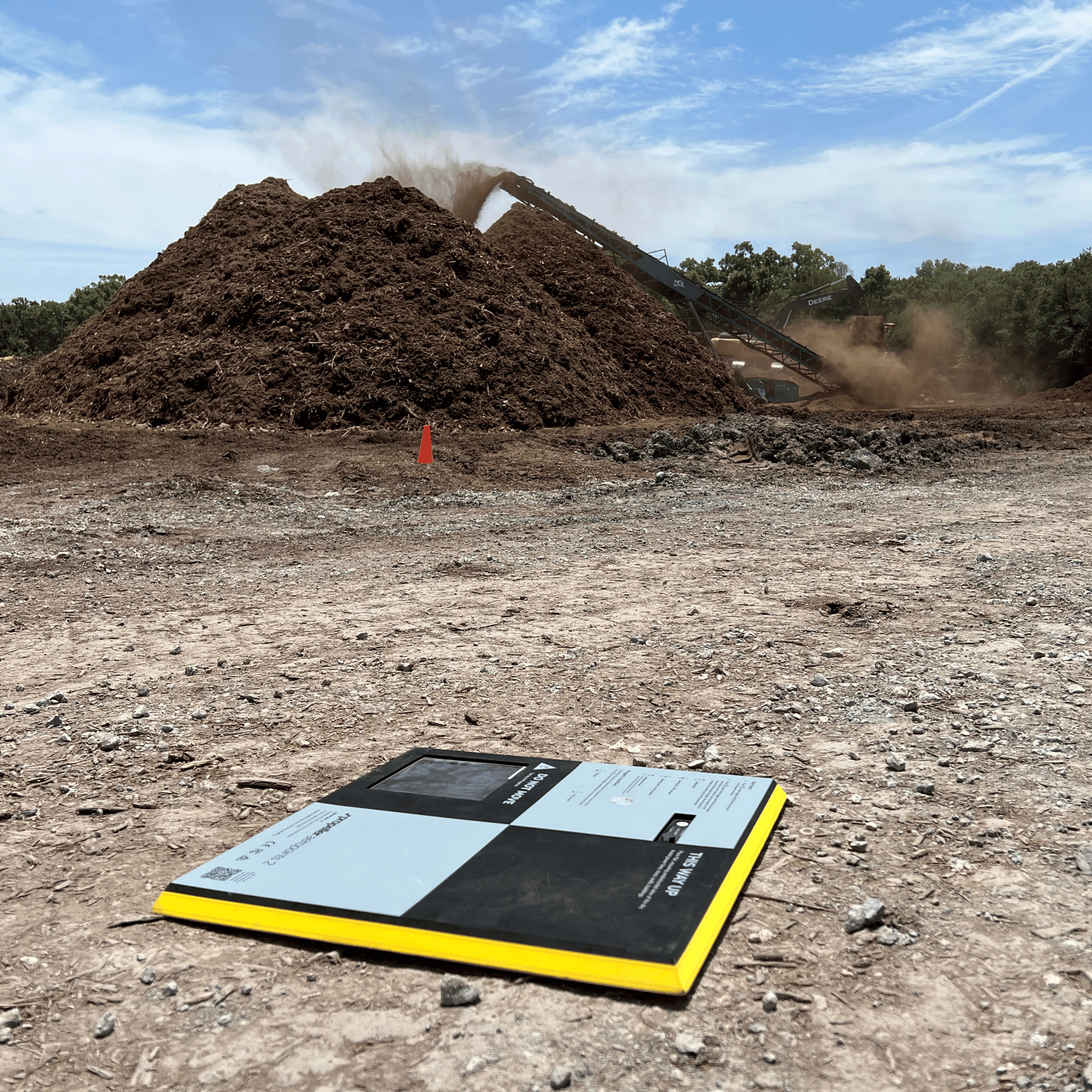 Propeller-AeroPoints on a construction site