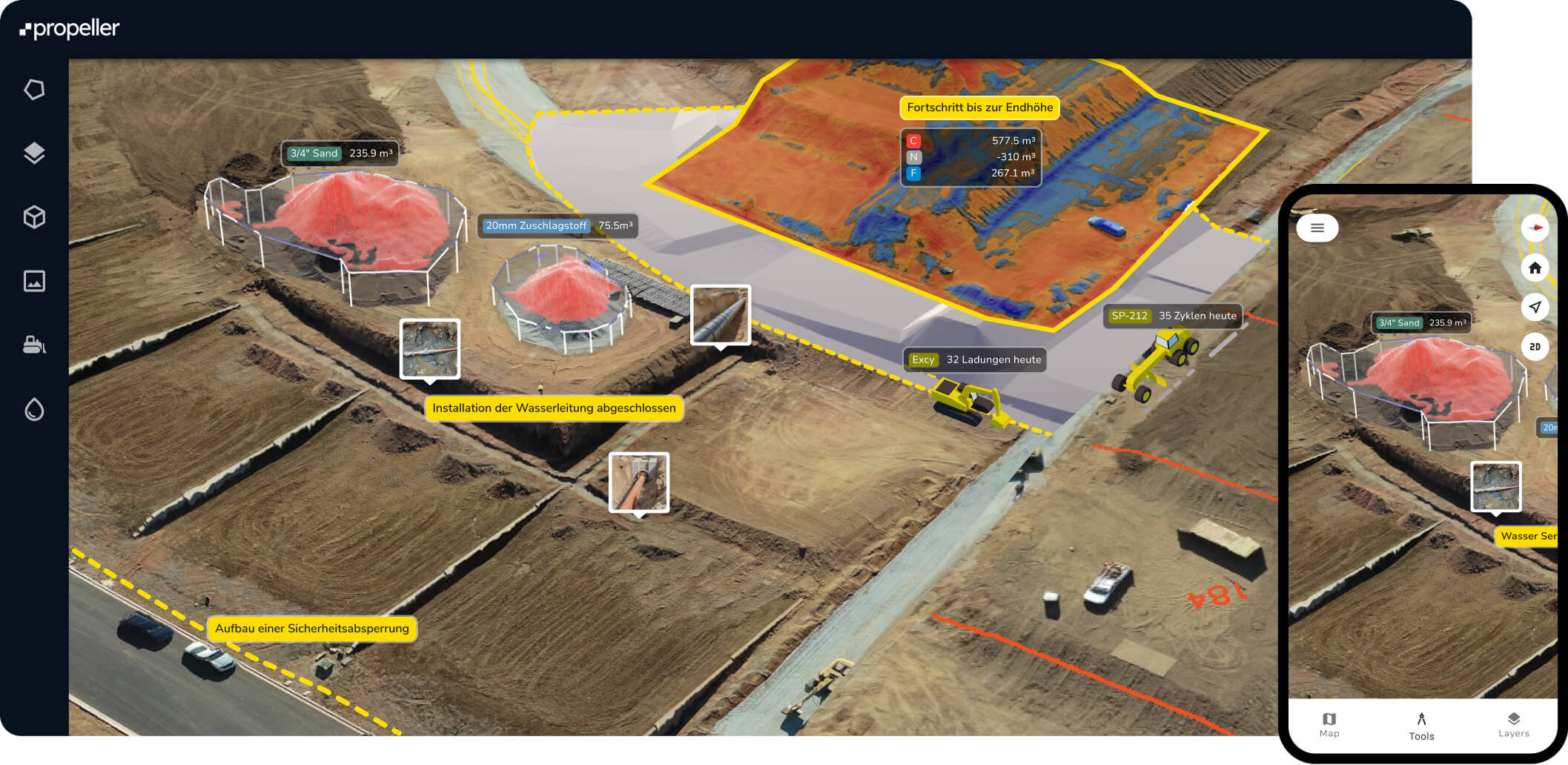 the propeller platform on both desktop and mobile