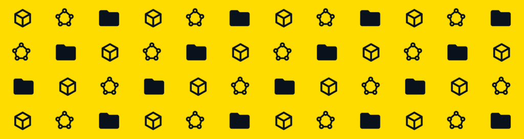 data-management-icons-on-yellow-background