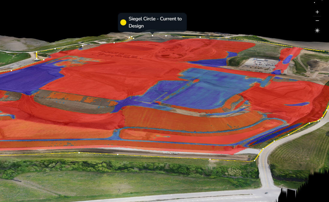 Mortenson Construction cutfill review in Propeller