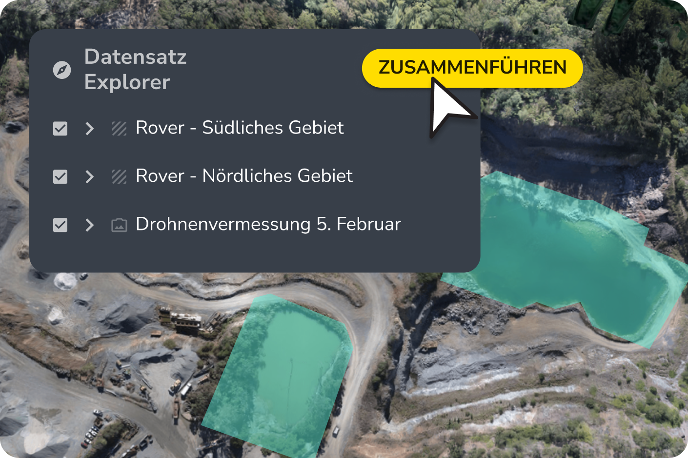 Mockup Propeller Datensatz Explorer