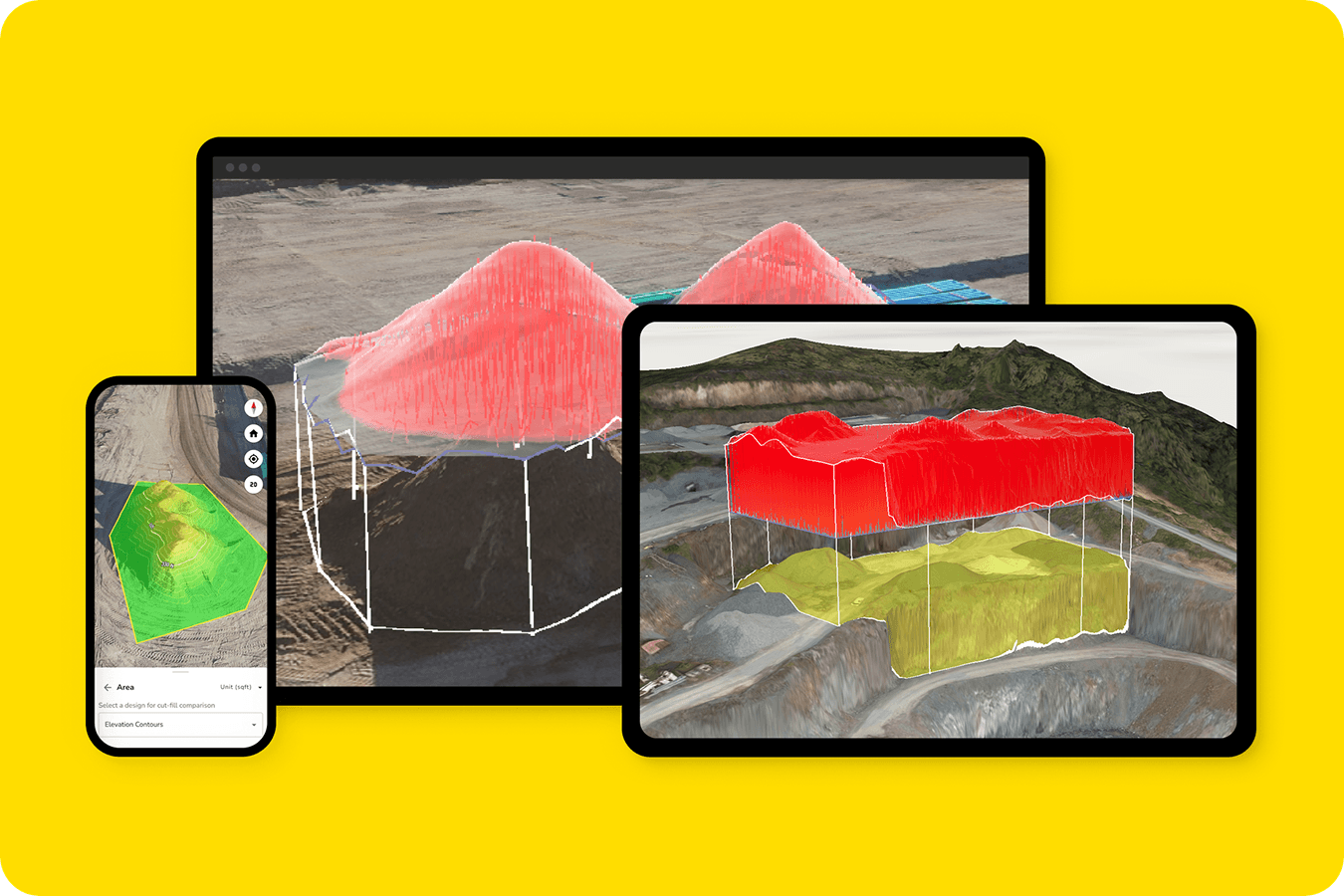 desktop, table, and mobile all showing propeller aero