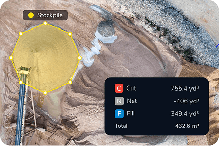 Compare current volumes against previous surveys or design surfaces to track depletion rates and production over time.